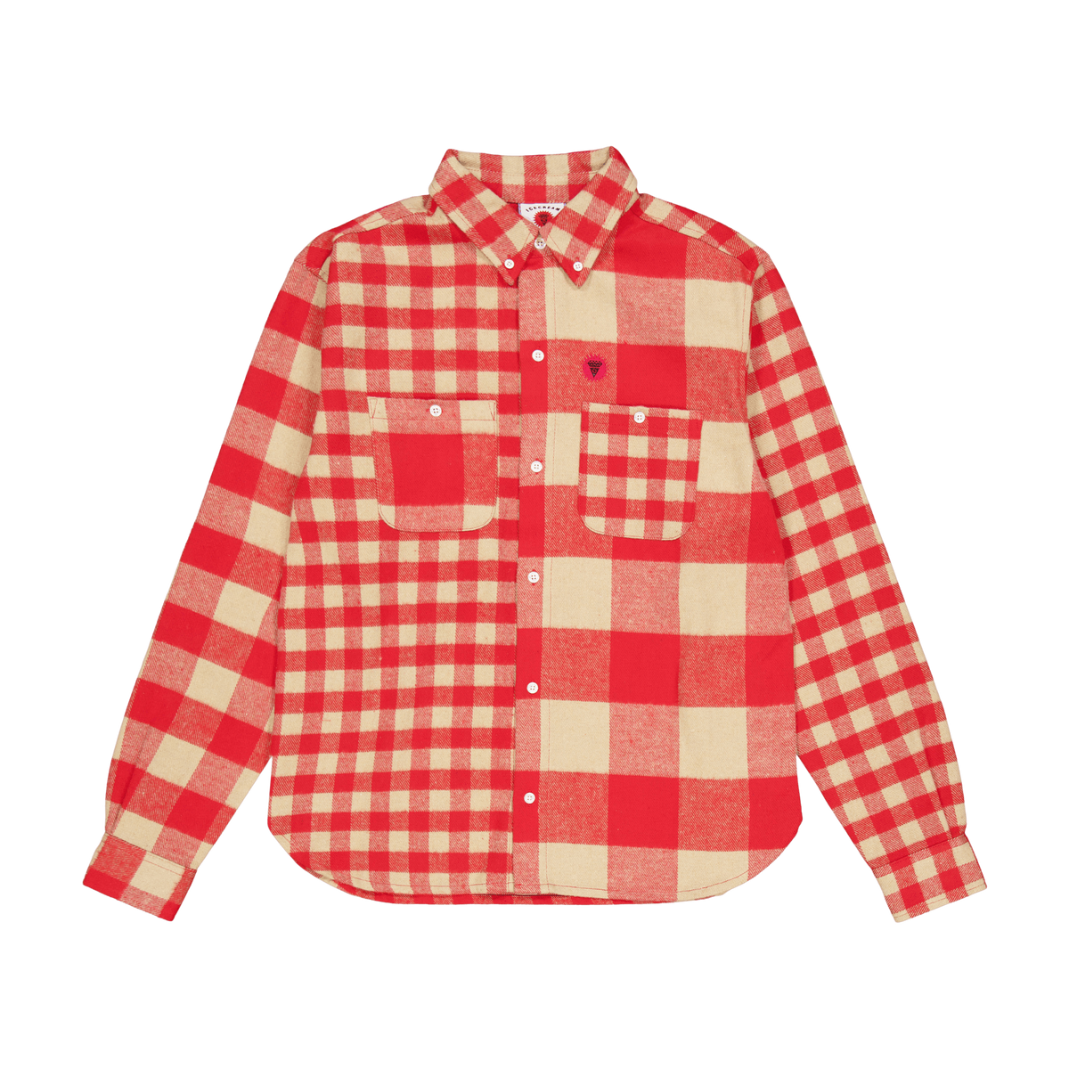 Check Flannel Shirt Red