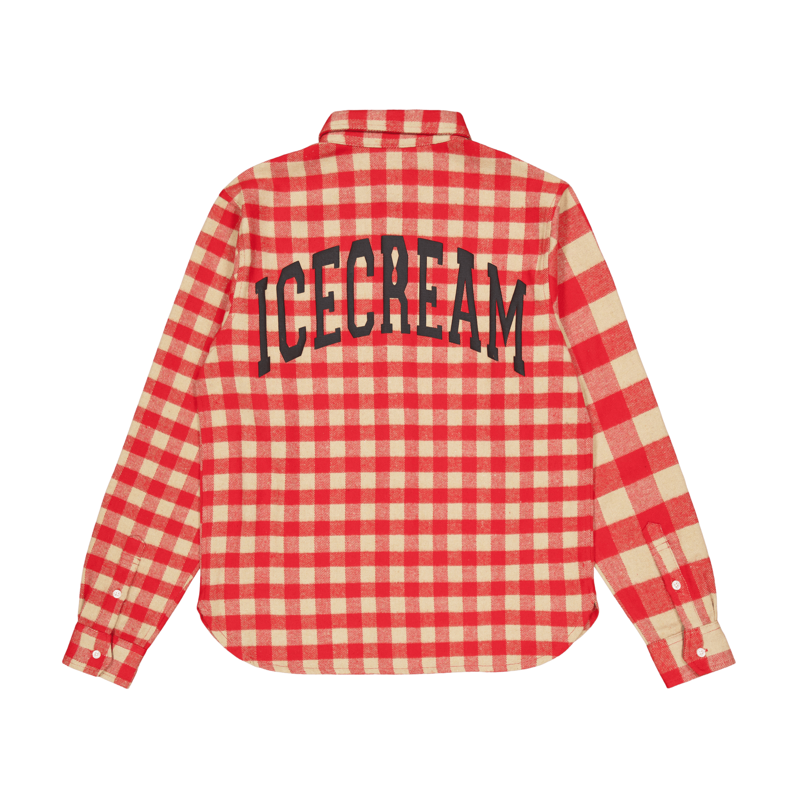 Check Flannel Shirt Red