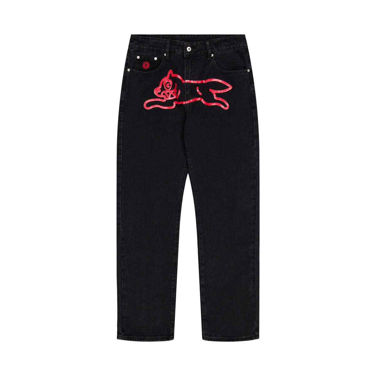 Running Dog Denim Pant Black