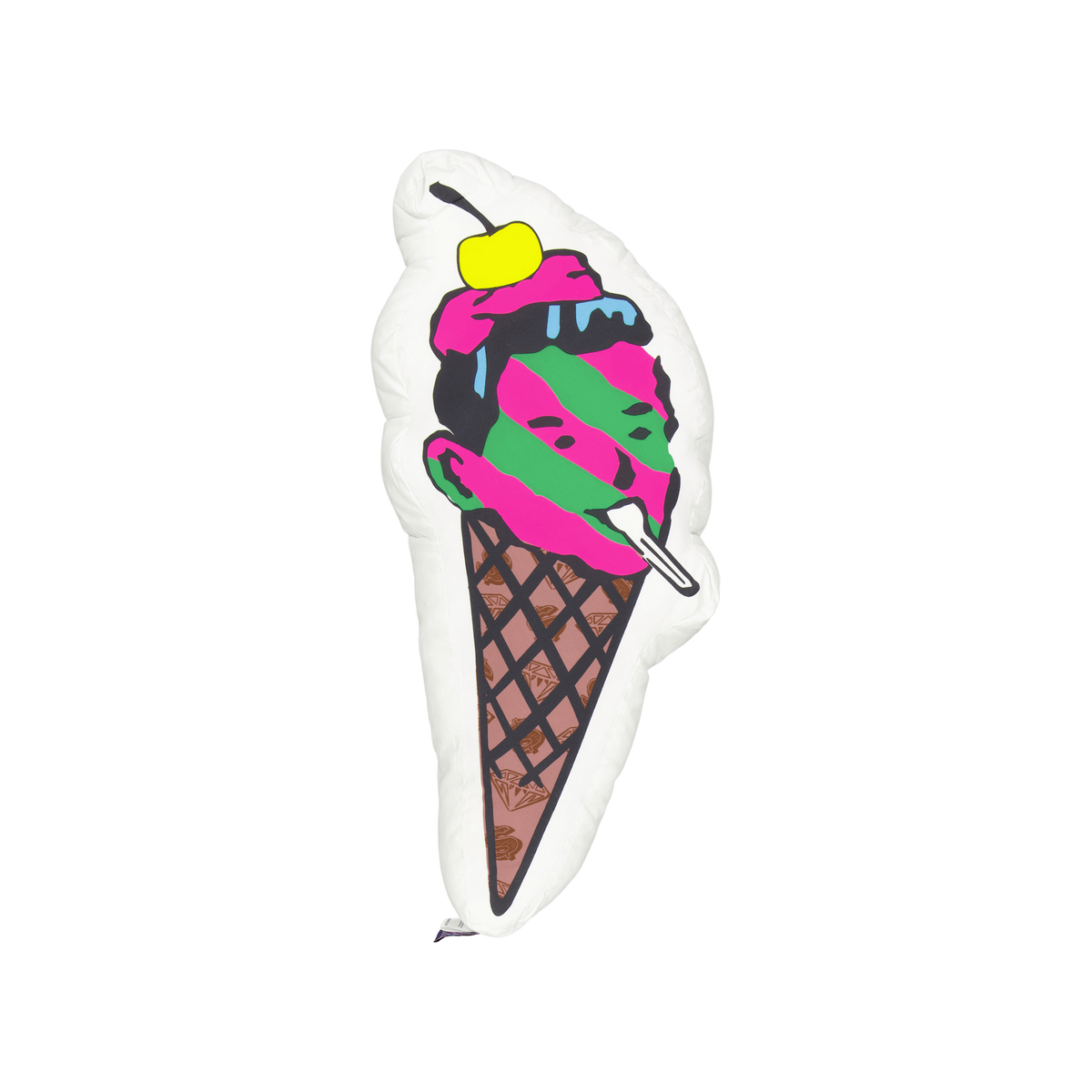 Cone Man Cushion White