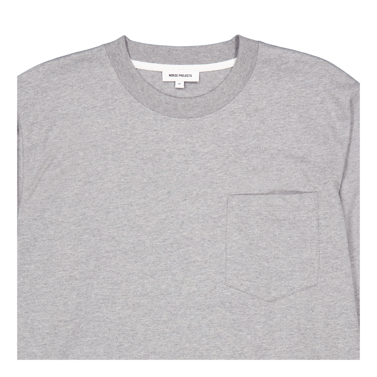 Johannes Standard Pocket Ls Light Grey Melange