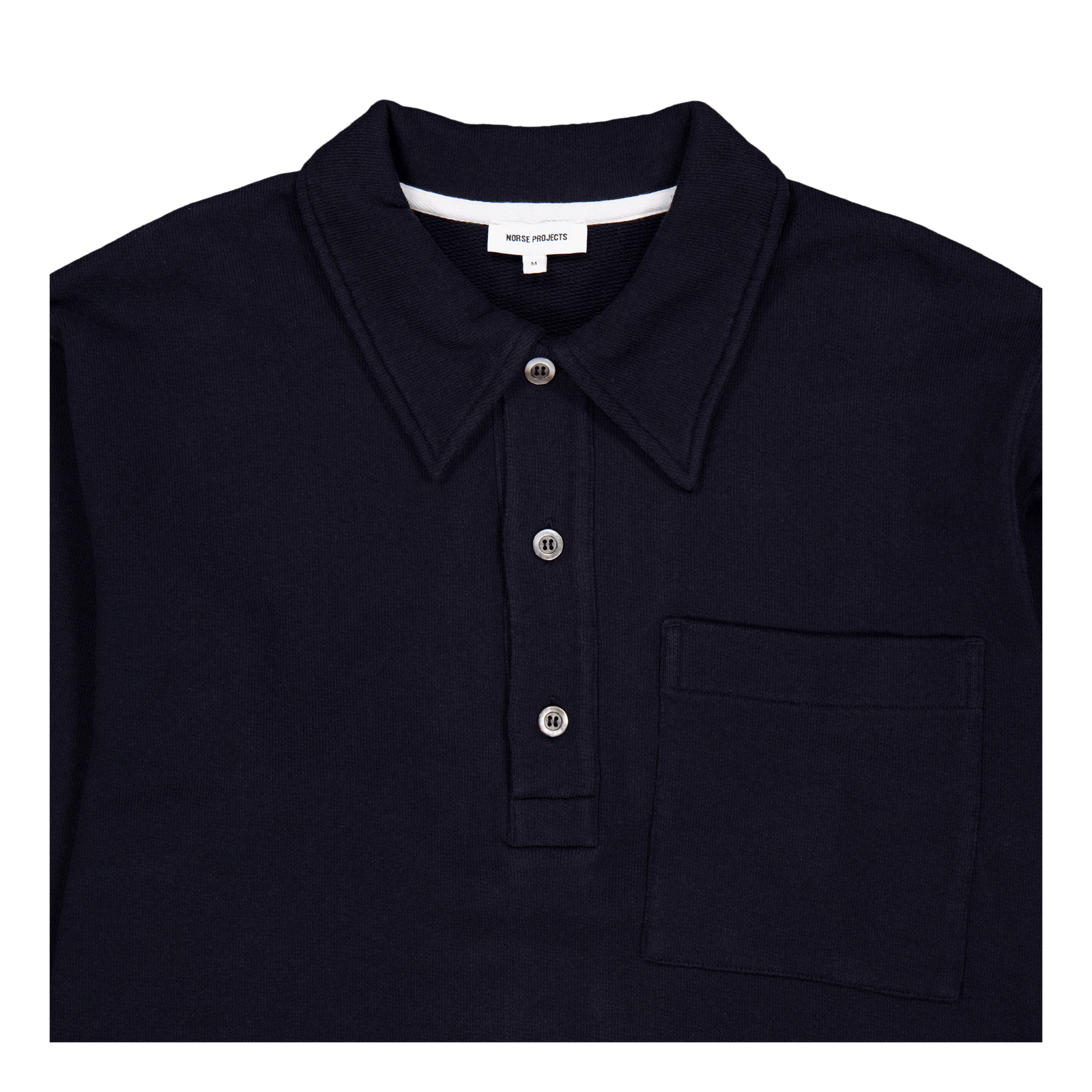 Fraser Relaxed Organic Loopbac Dark Navy