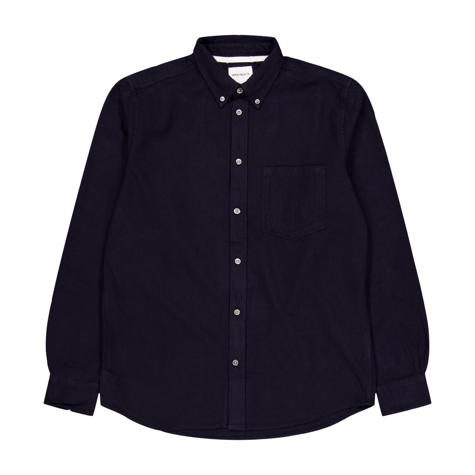 Anton Brushed Flannel Dark Navy