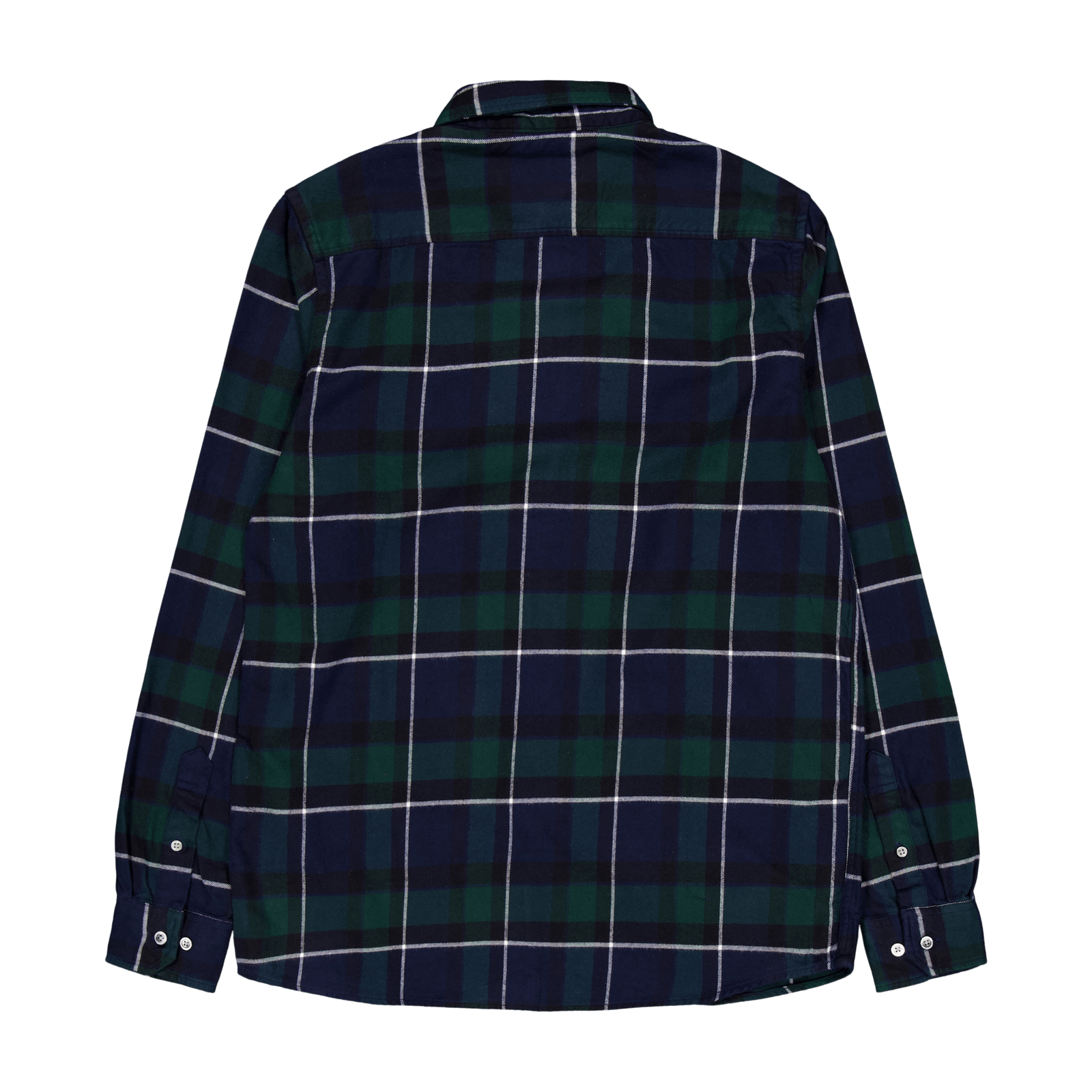 Anton Brushed Flannel Check Black Watch Check