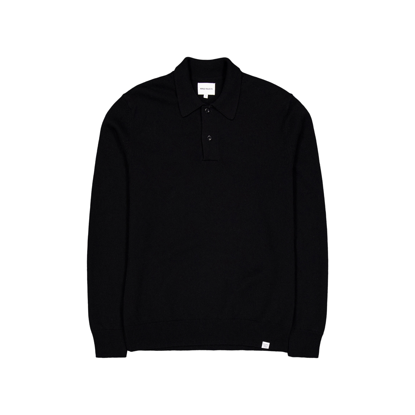 Marco Merino Lambswool Polo Black