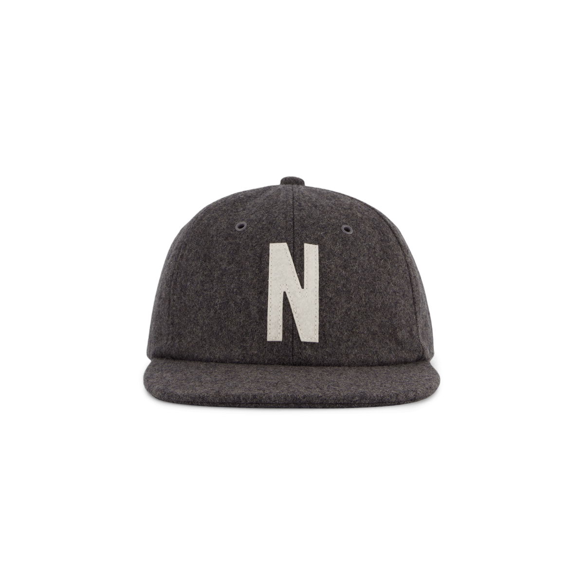 Wool Sports Cap Charcoal Melange