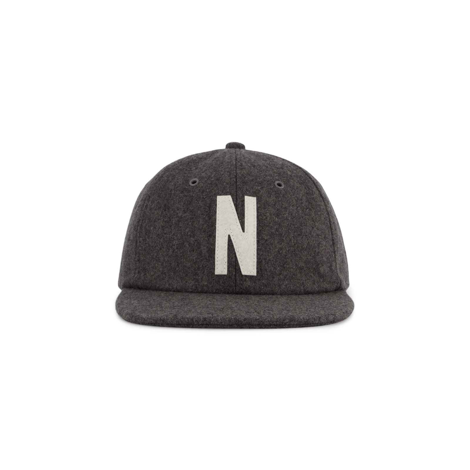 Wool Sports Cap Charcoal Melange