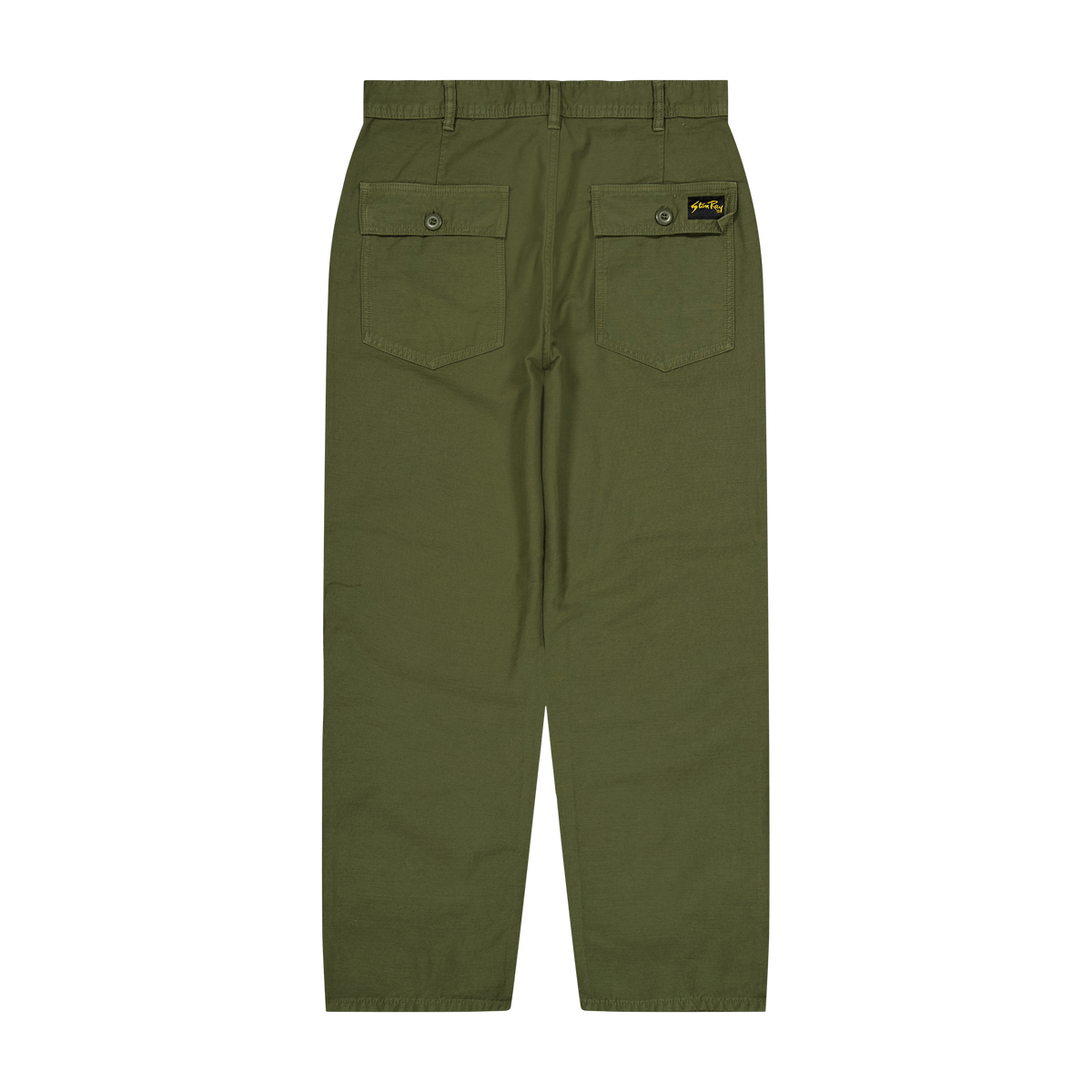 Fat Pant Olive Sateen