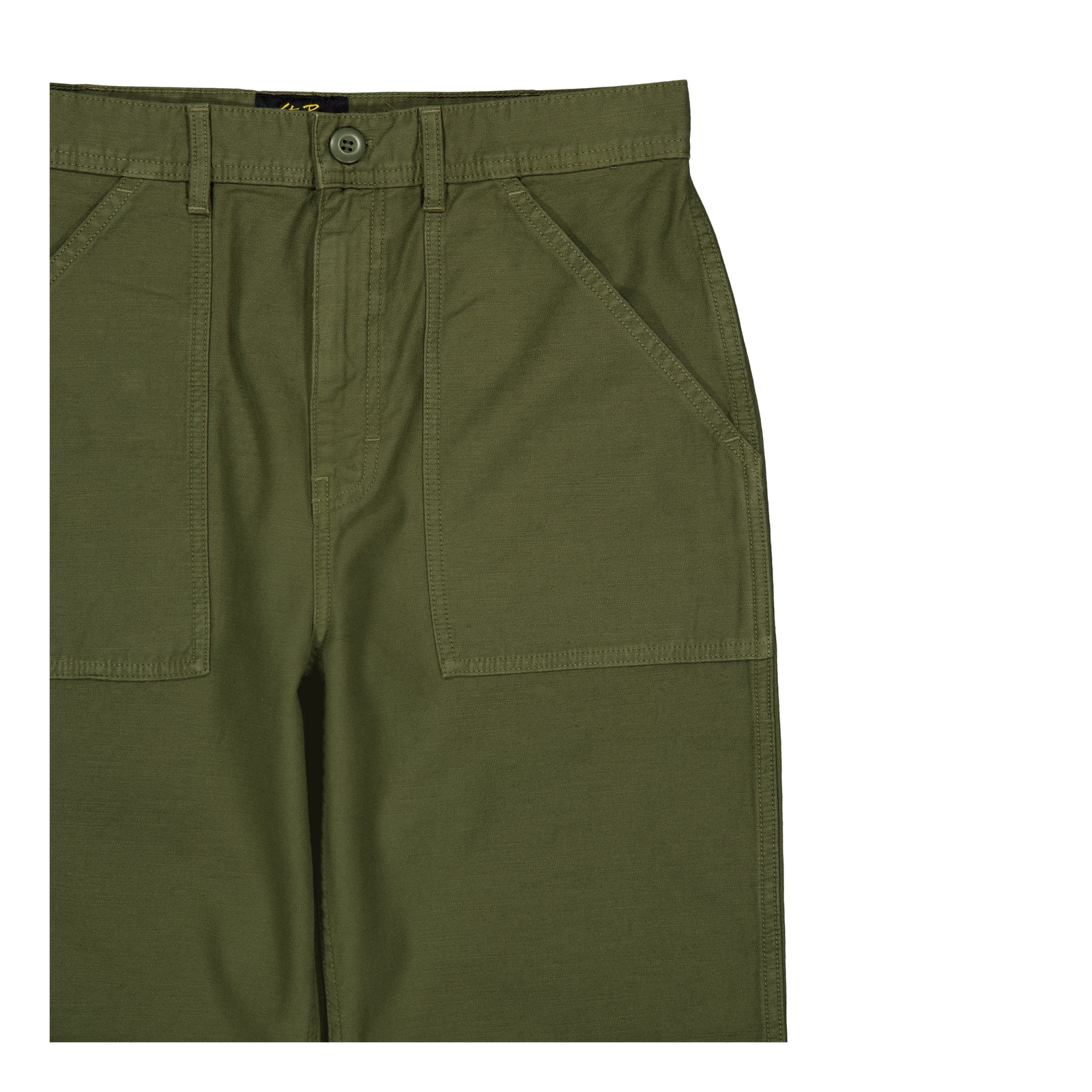 Fat Pant Olive Sateen