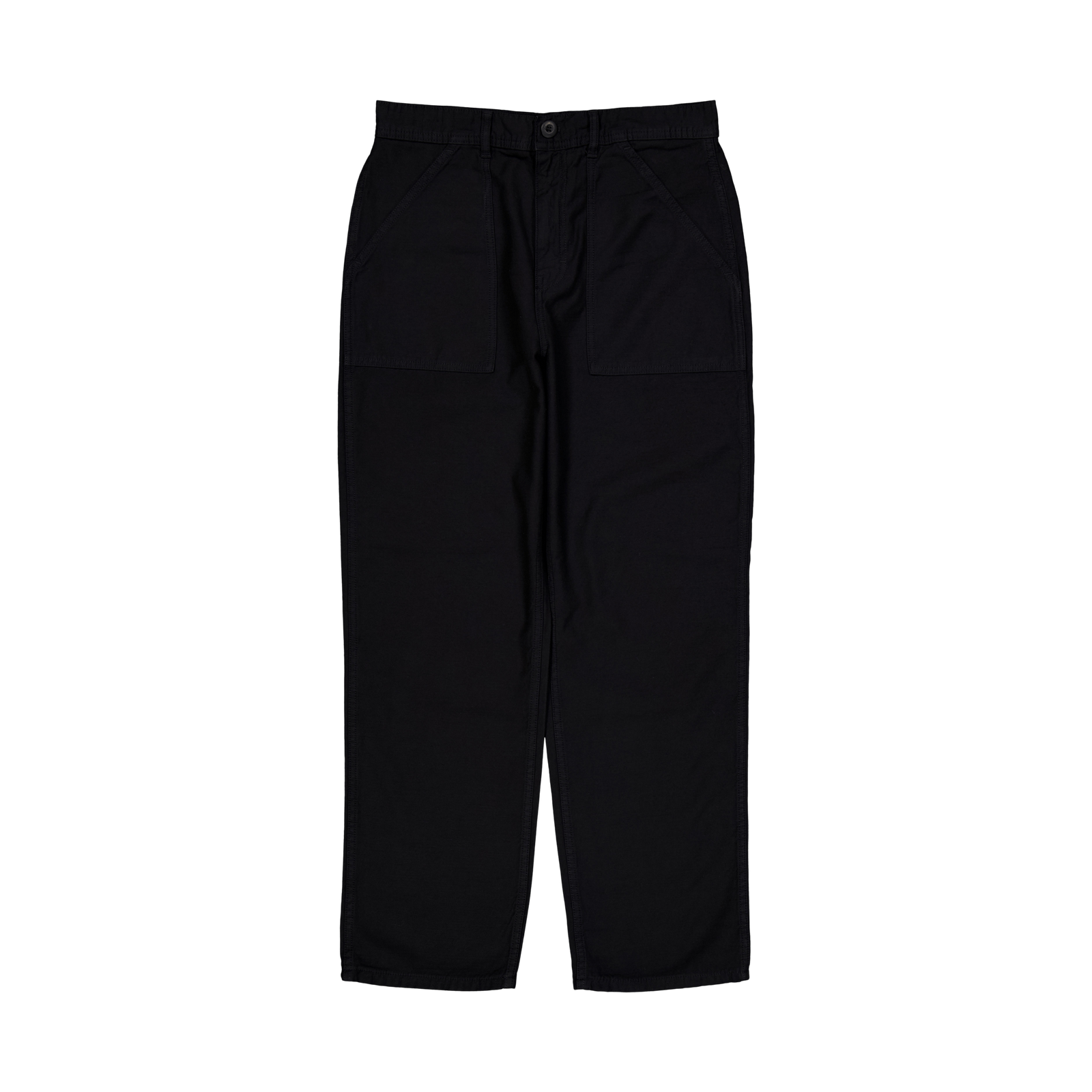 Fat Pant Black Sateen