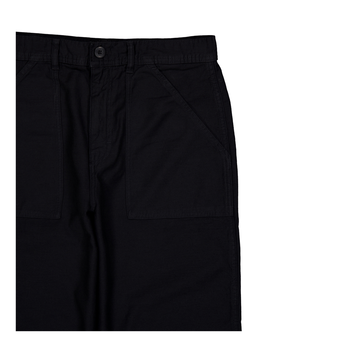 Fat Pant Black Sateen