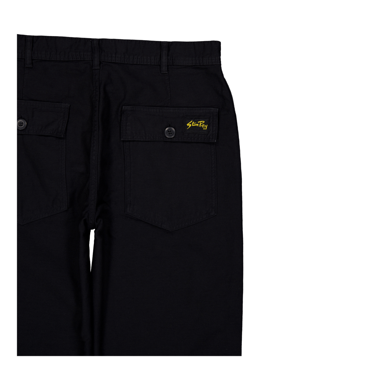 Fat Pant Black Sateen