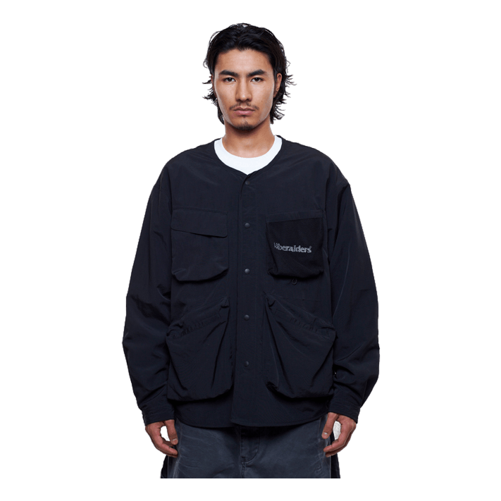 Nylon Utility Jacket Black