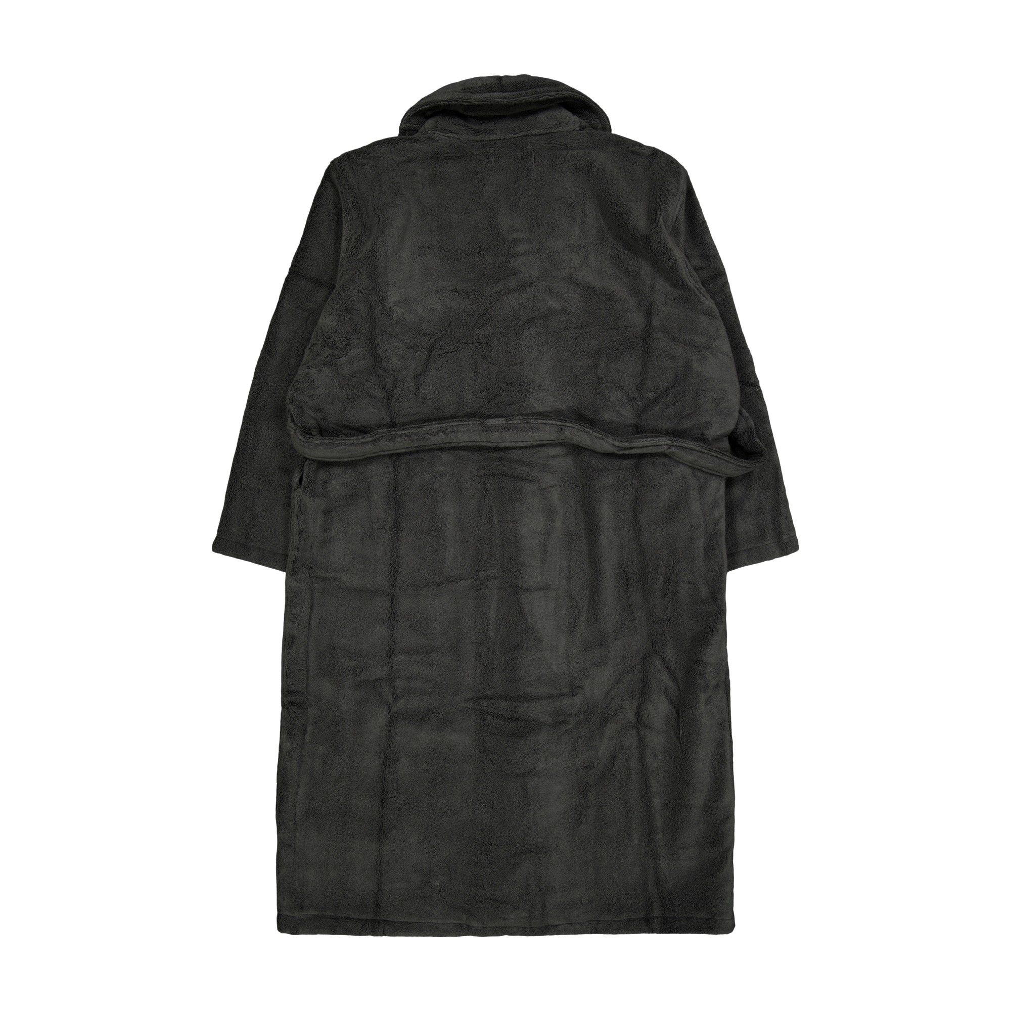 Shawl-Collar Terry Robe Dark Slate