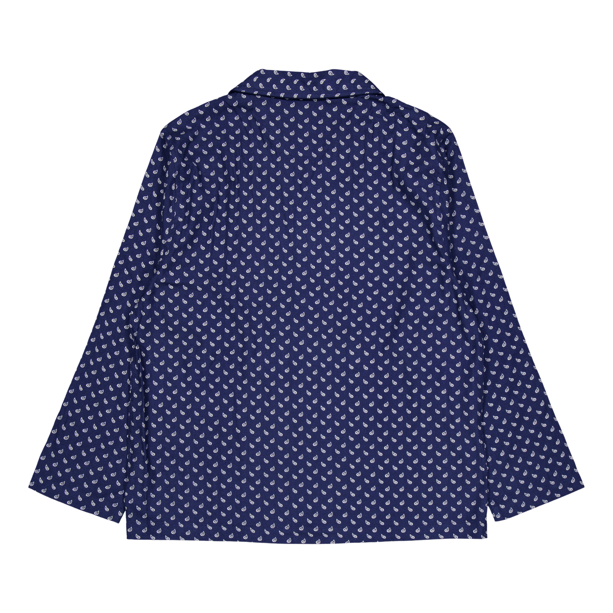 Plaid Flannel Pajama Set Navy Plaid