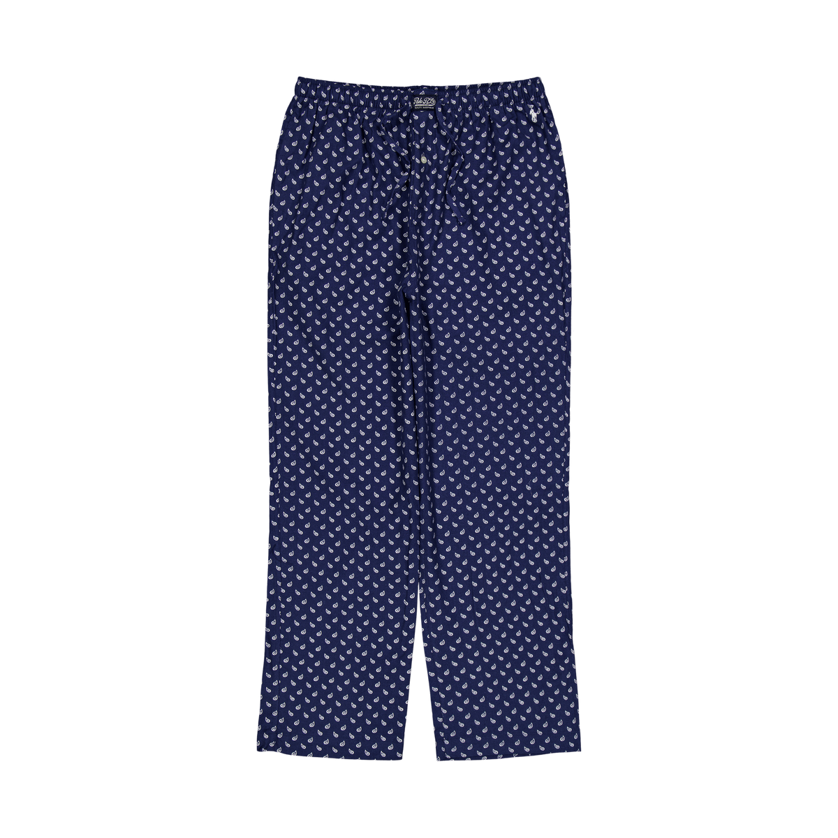 Plaid Flannel Pajama Set Navy Plaid