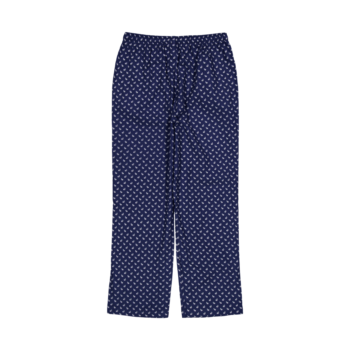 Plaid Flannel Pajama Set Navy Plaid