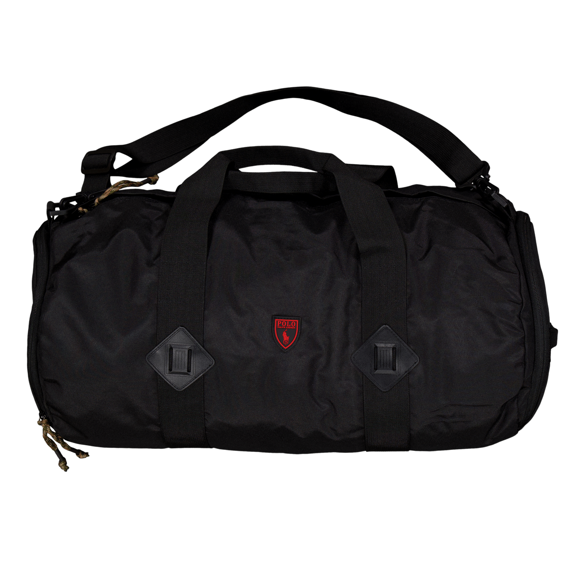 Canvas Duffel Black/Red