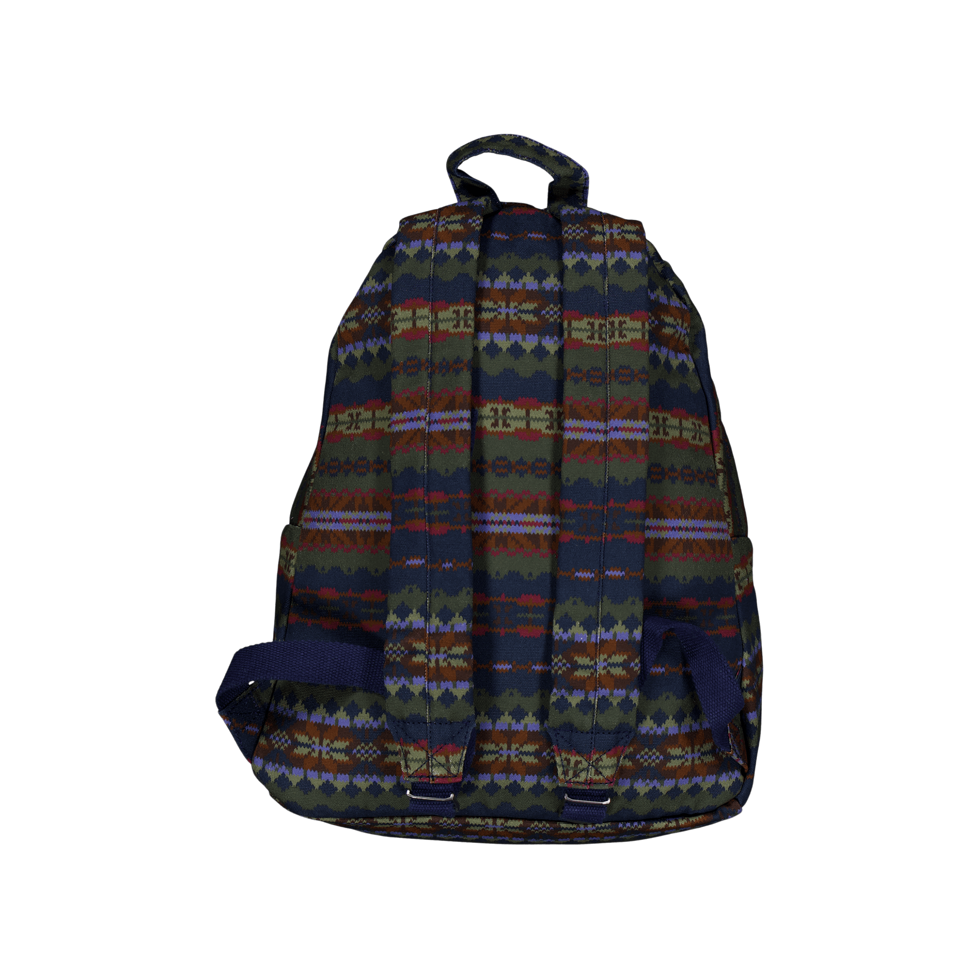 Fair Isle Canvas Backpack Printed Fairisle