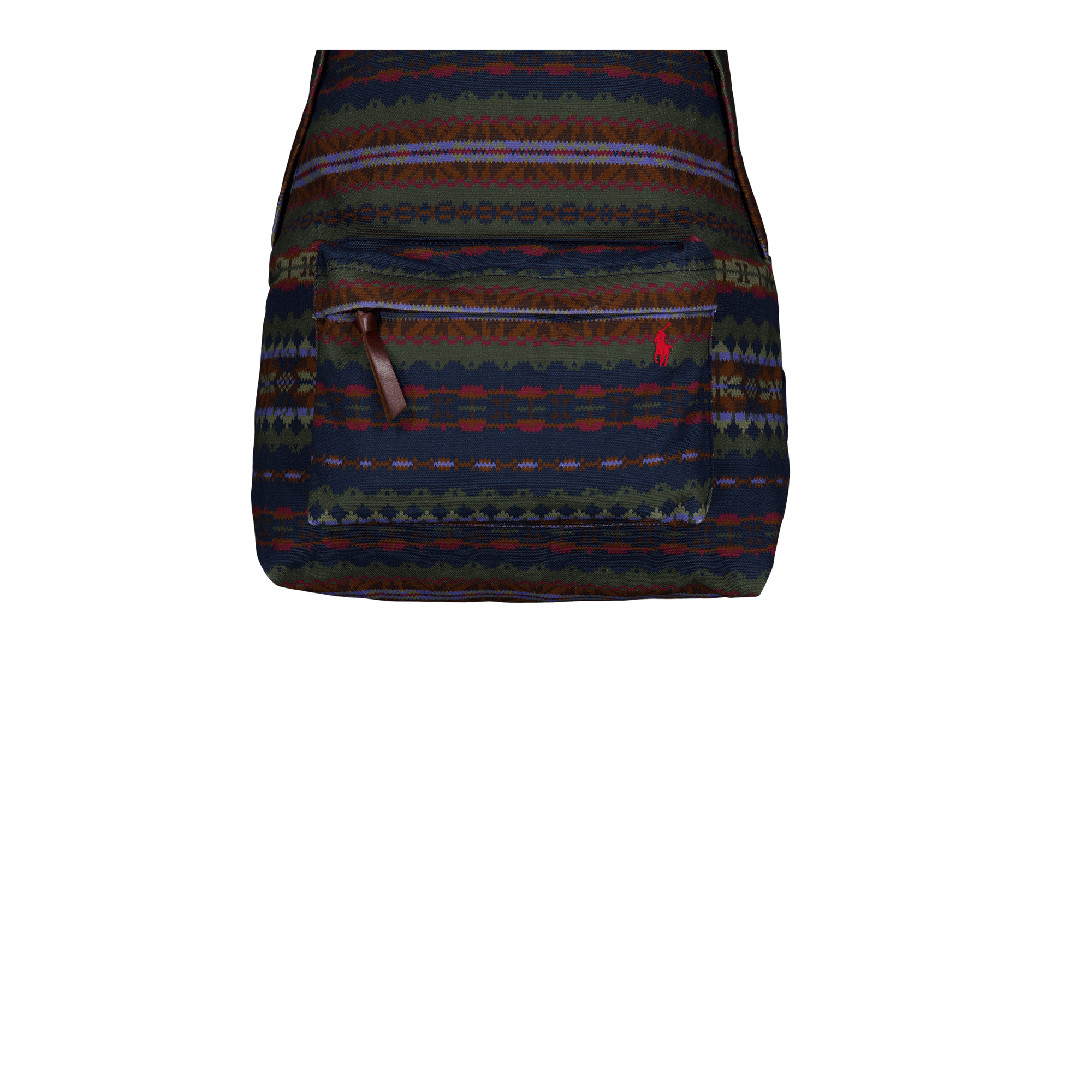 Fair Isle Canvas Backpack Printed Fairisle