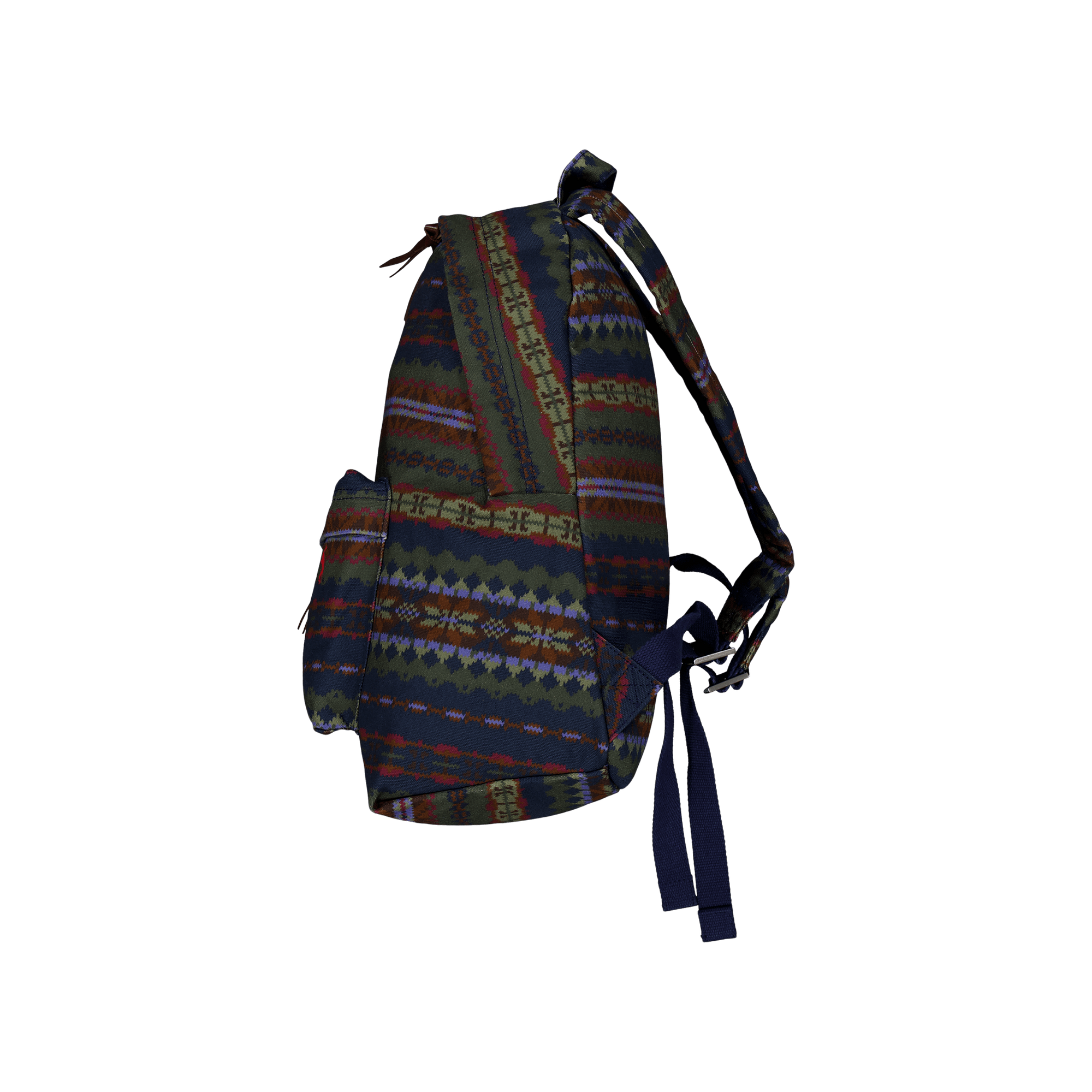 Fair Isle Canvas Backpack Printed Fairisle