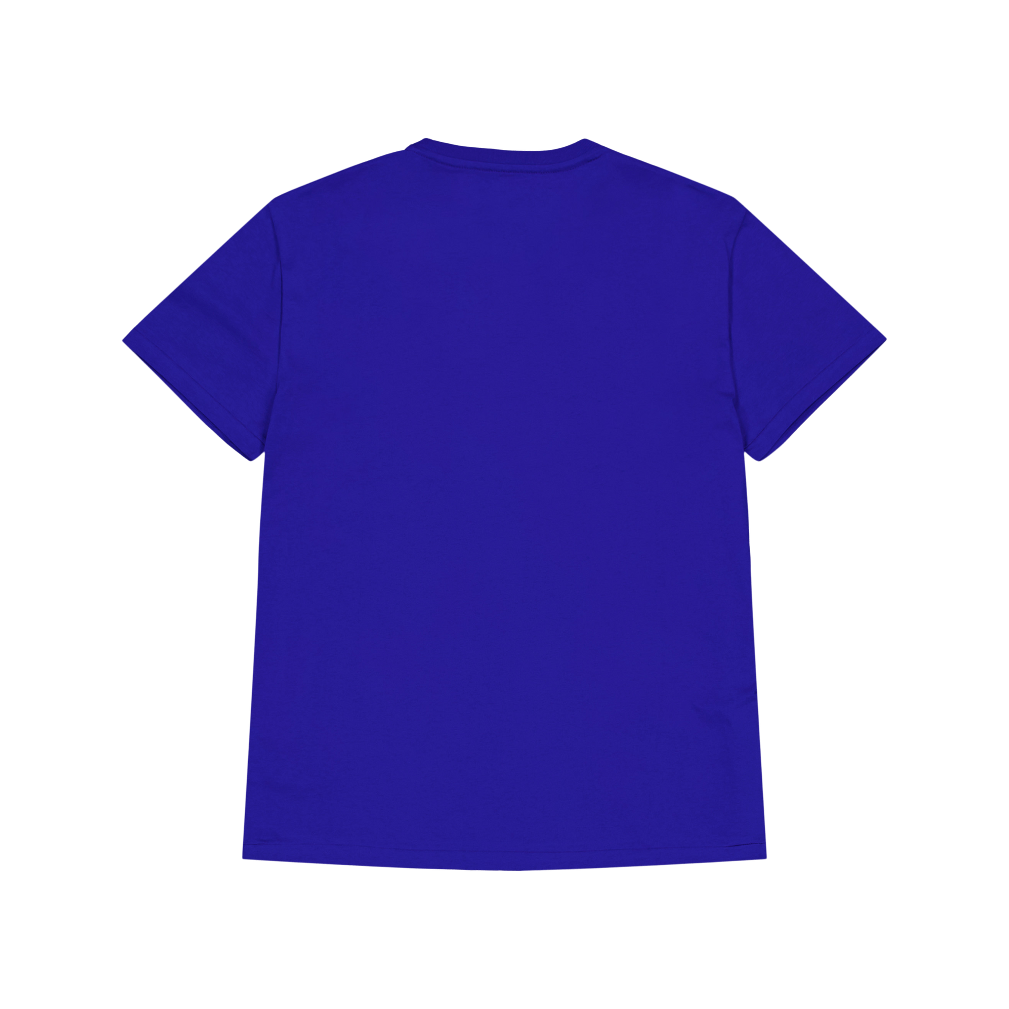 Custom Slim Fit Jersey Crewneck T-Shirt New Sapphire/C1257