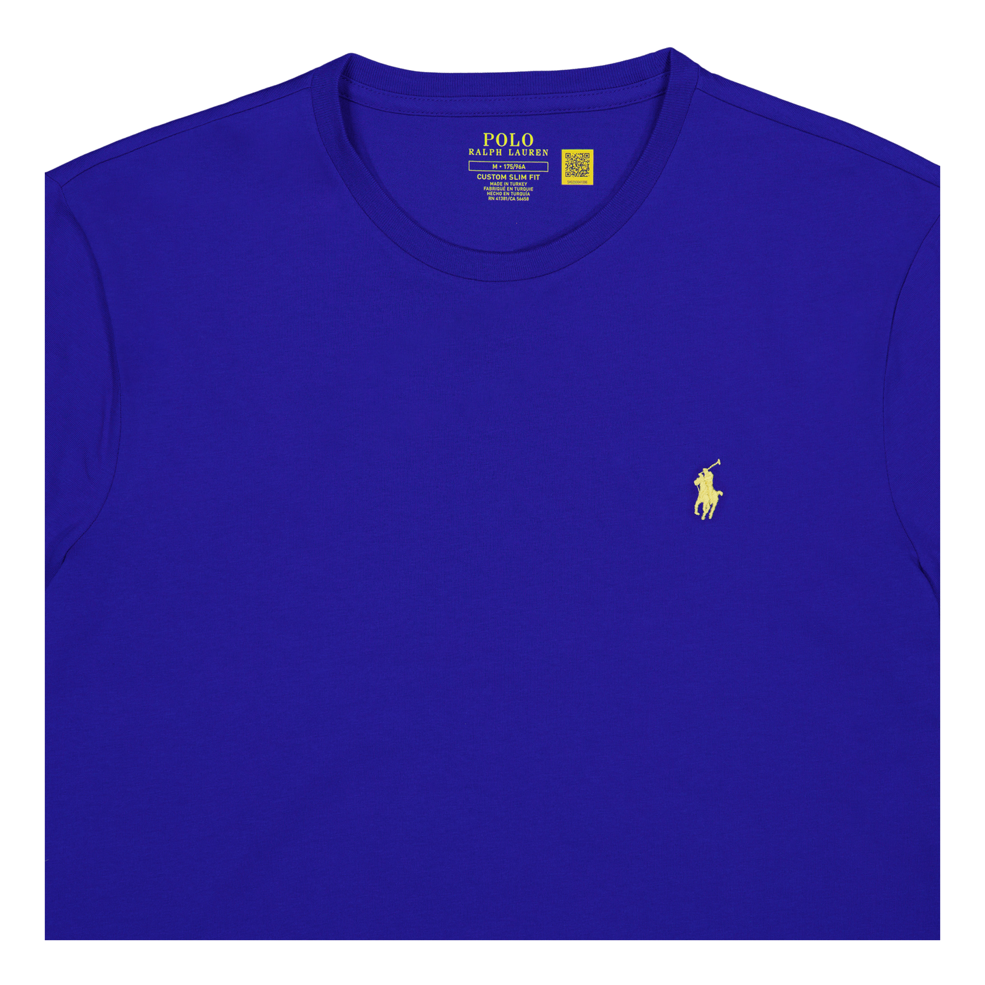 Custom Slim Fit Jersey Crewneck T-Shirt New Sapphire/C1257