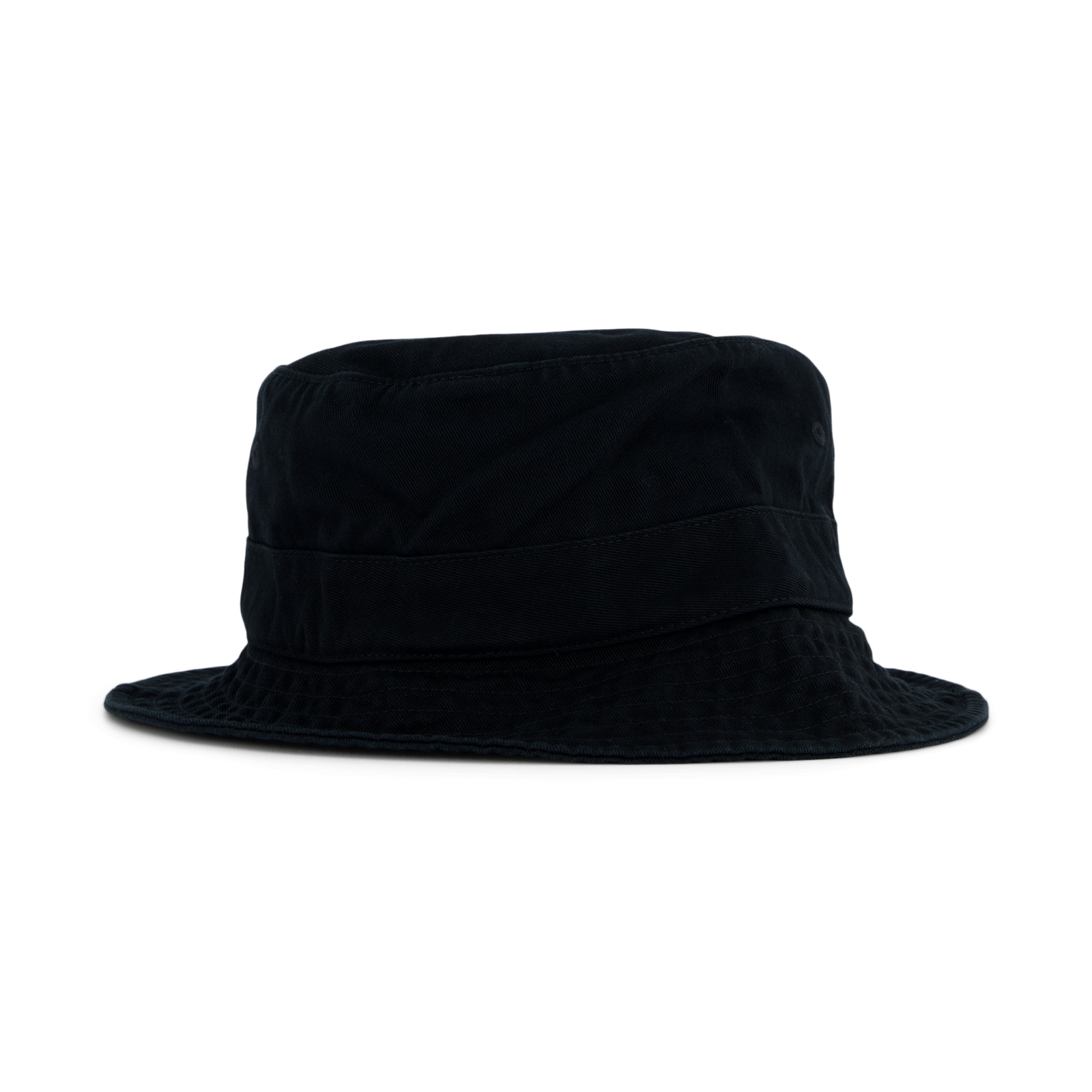 Cotton Chino Bucket Hat Polo Black