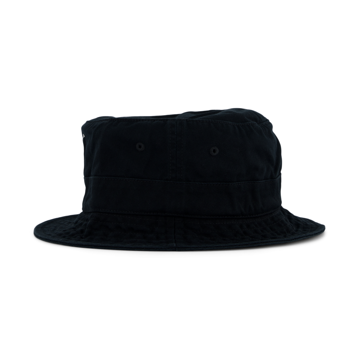 Cotton Chino Bucket Hat Polo Black