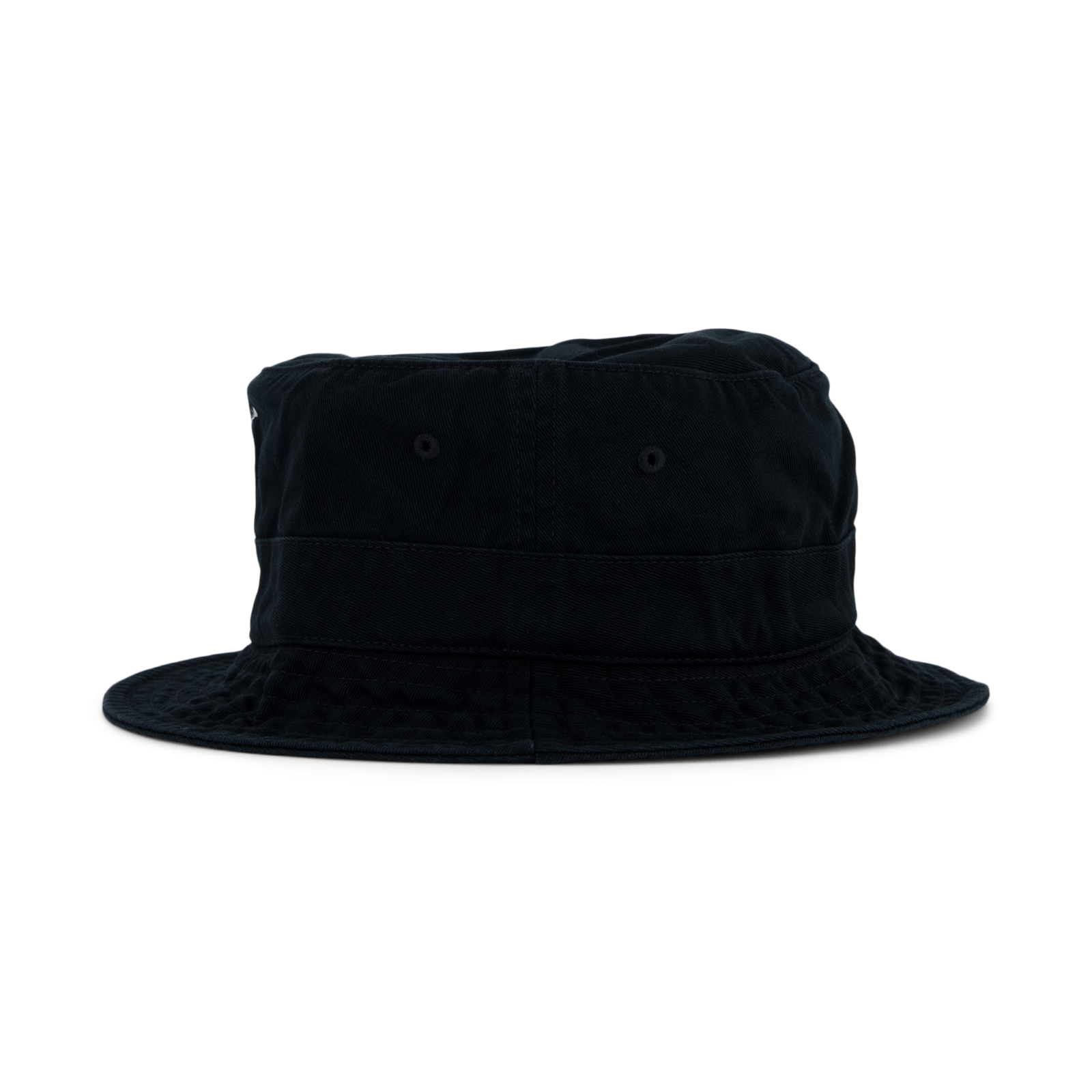 Cotton Chino Bucket Hat Polo Black