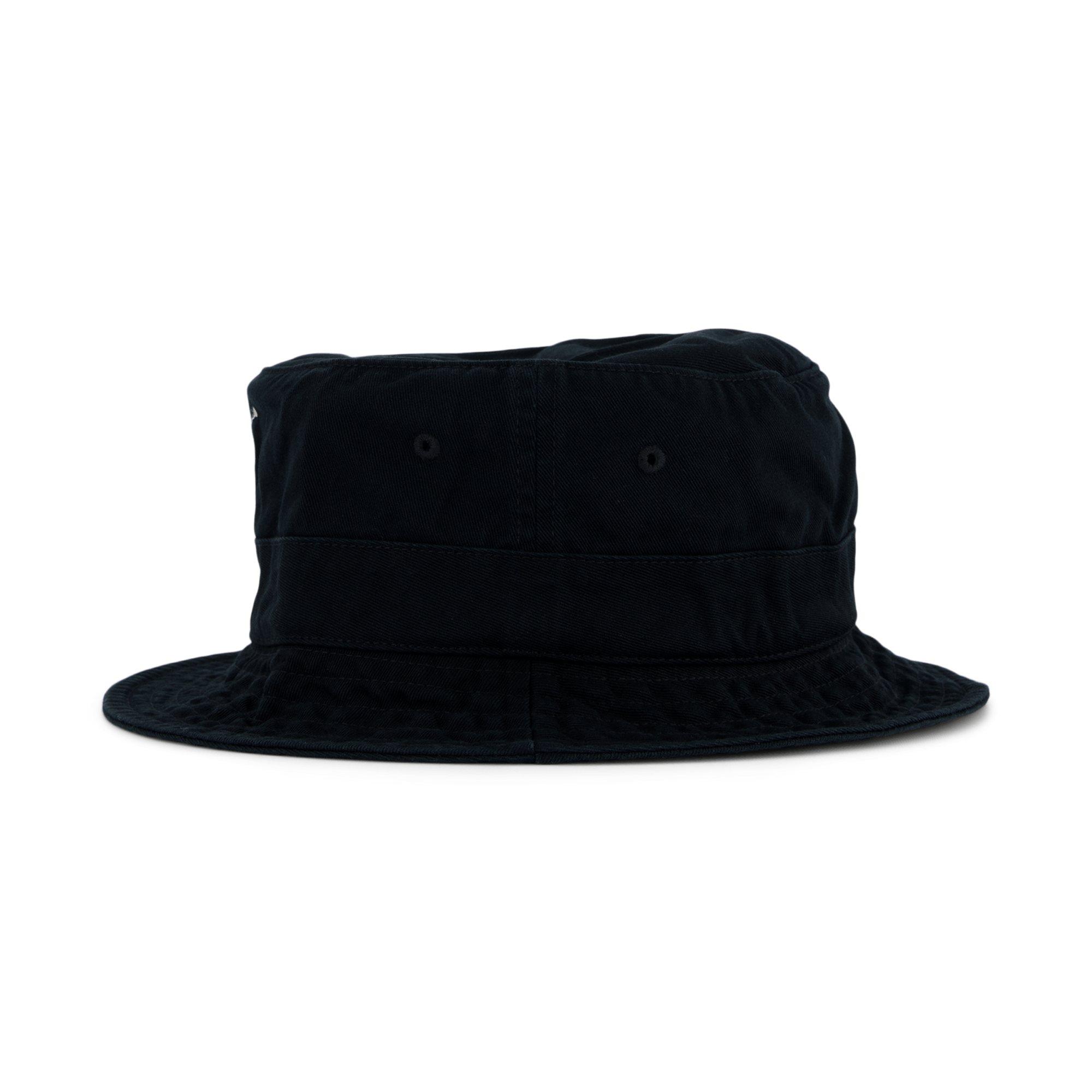 Cotton Chino Bucket Hat Polo Black