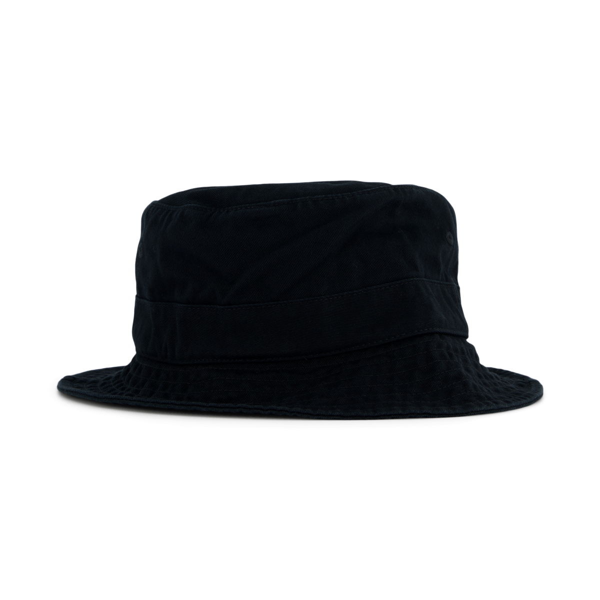Cotton Chino Bucket Hat Polo Black