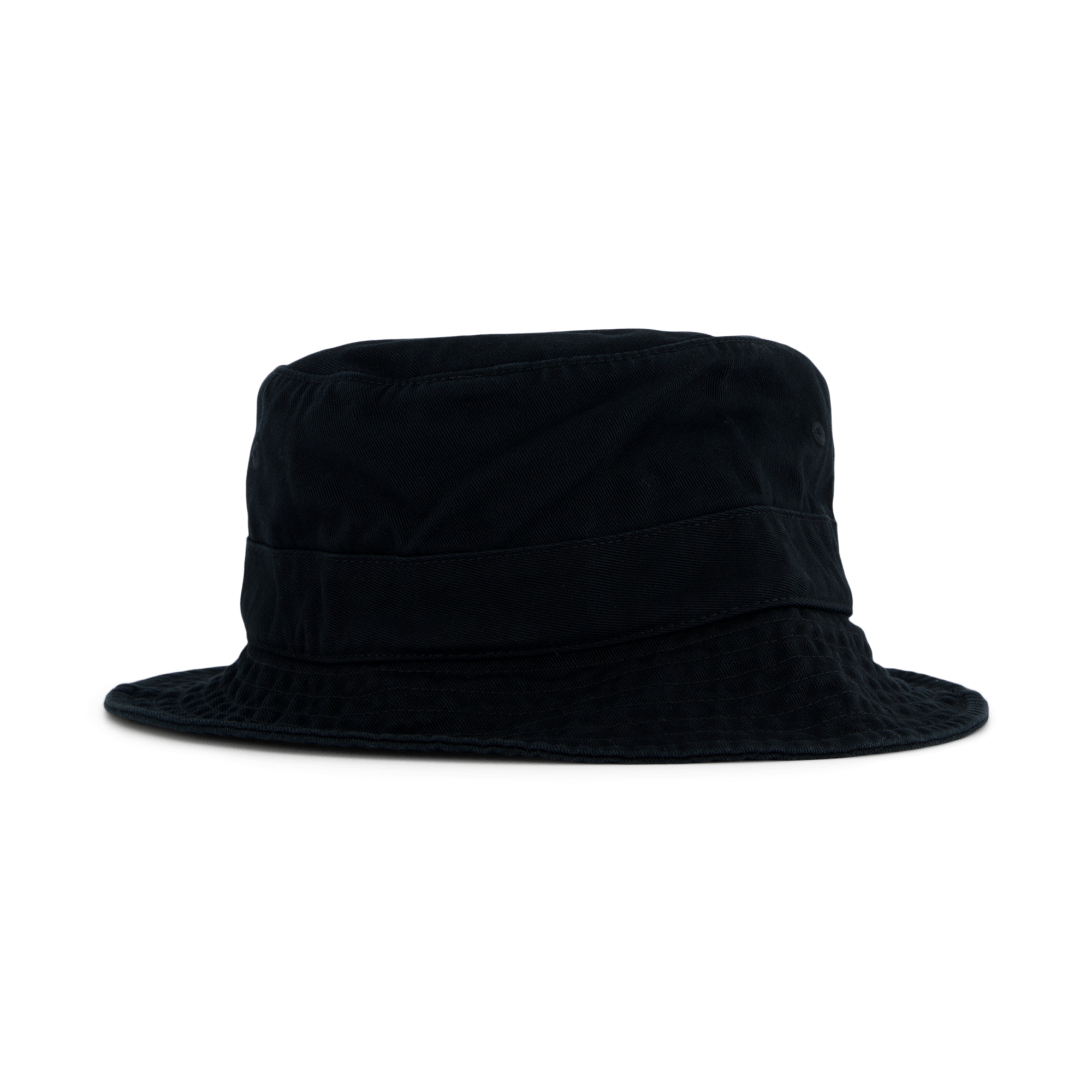 Cotton Chino Bucket Hat Polo Black