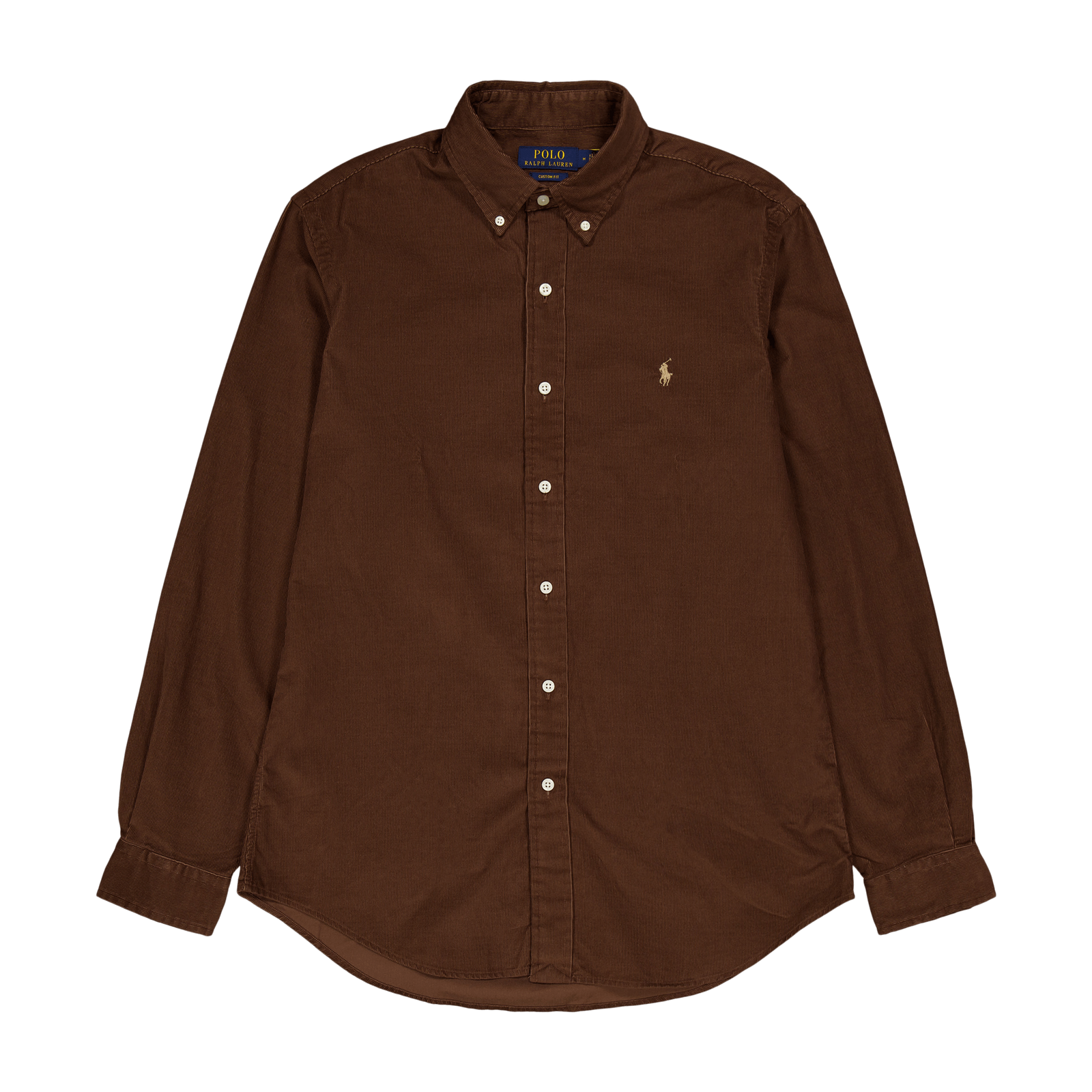 Custom Fit Corduroy Shirt Chocolate Mousse