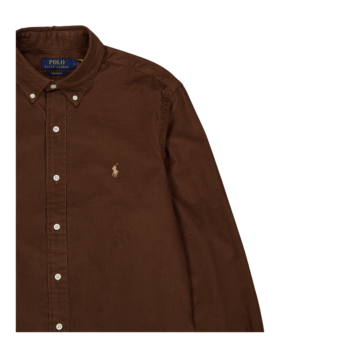 Custom Fit Corduroy Shirt Chocolate Mousse