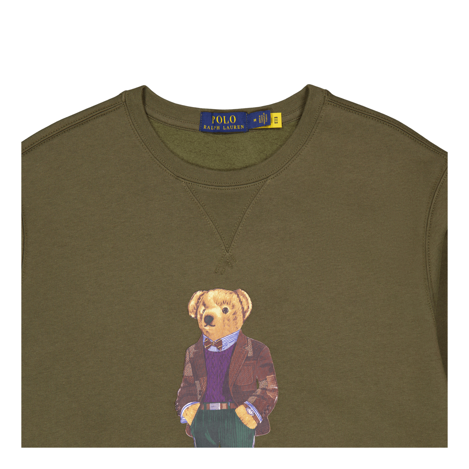Polo Ralph Lauren Graphic Fleece-lsl-sws Fa23 Expedition Olve Hrtg Bear