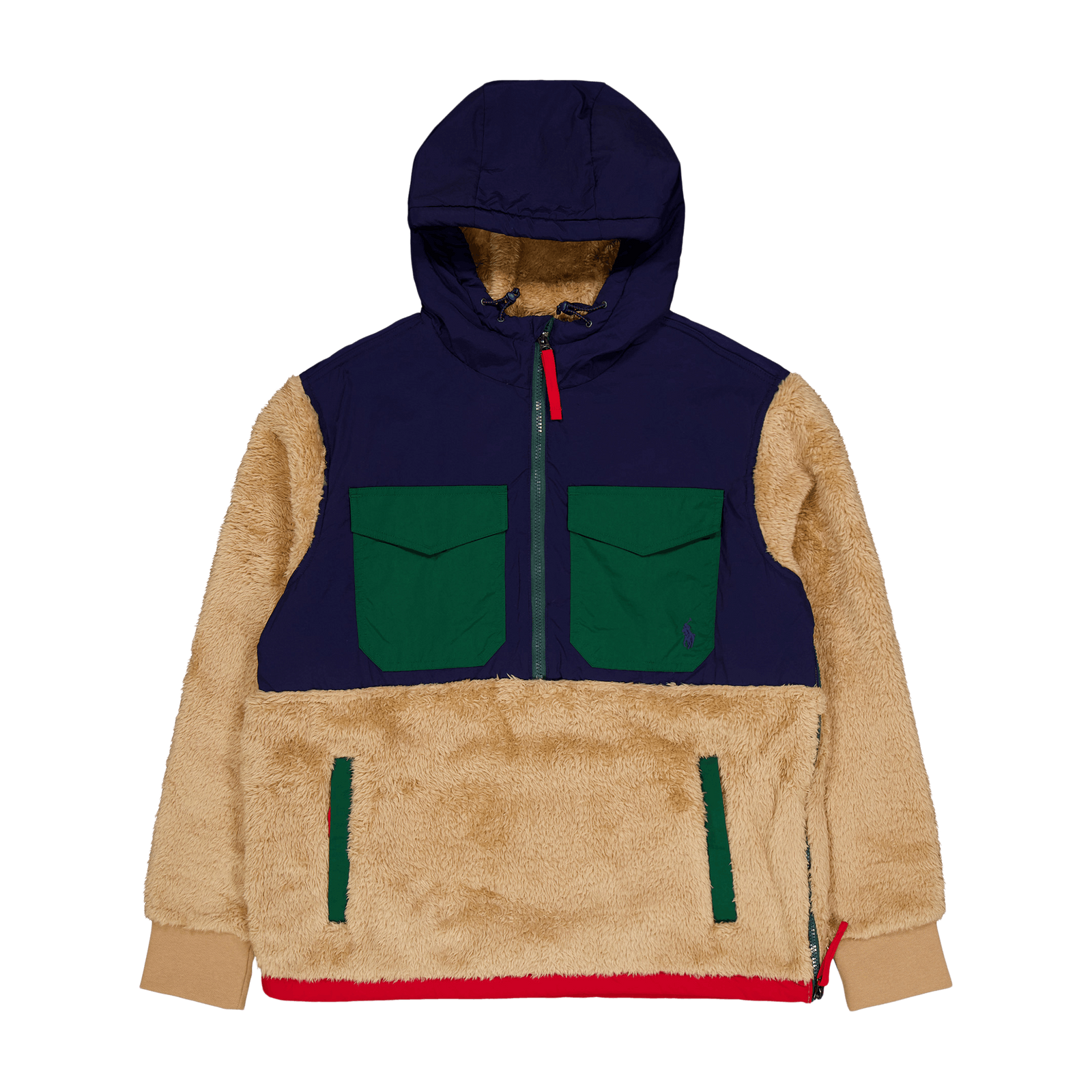 Hybrid Hoodie Camel Multi