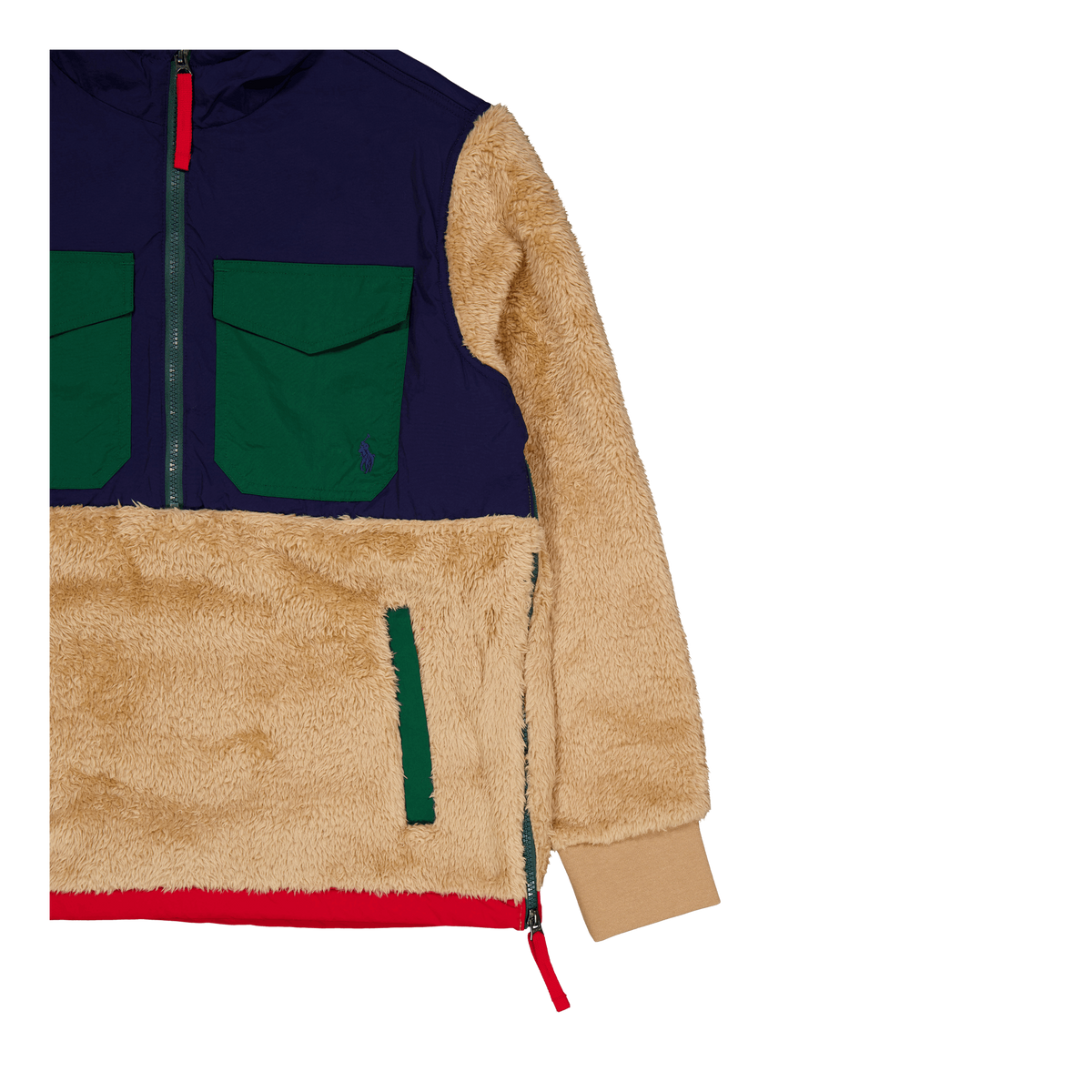 Hybrid Hoodie Camel Multi