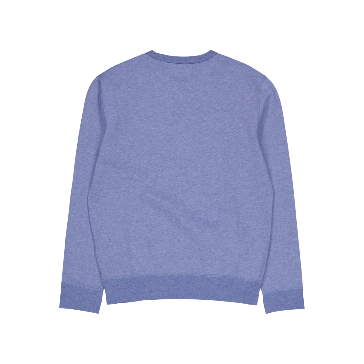 Marled Double-Knit Sweatshirt Lattice Blue Heather