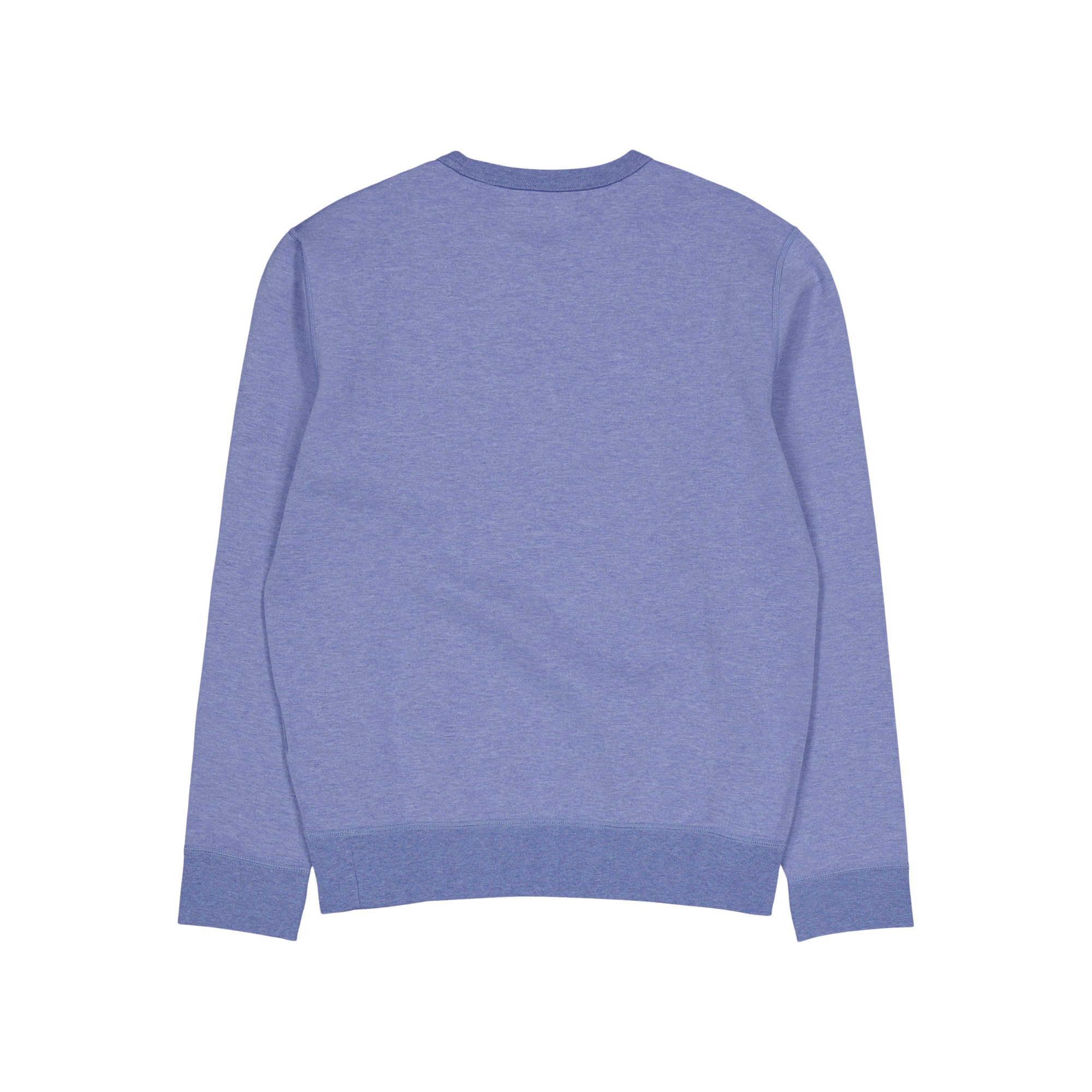 Marled Double-Knit Sweatshirt Lattice Blue Heather
