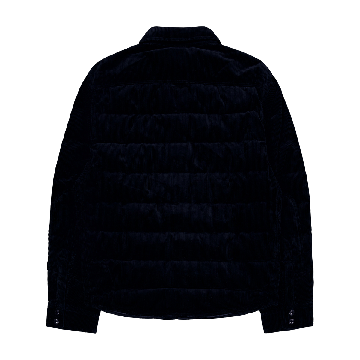 Quilted Corduroy Down Jacket Aviator Navy