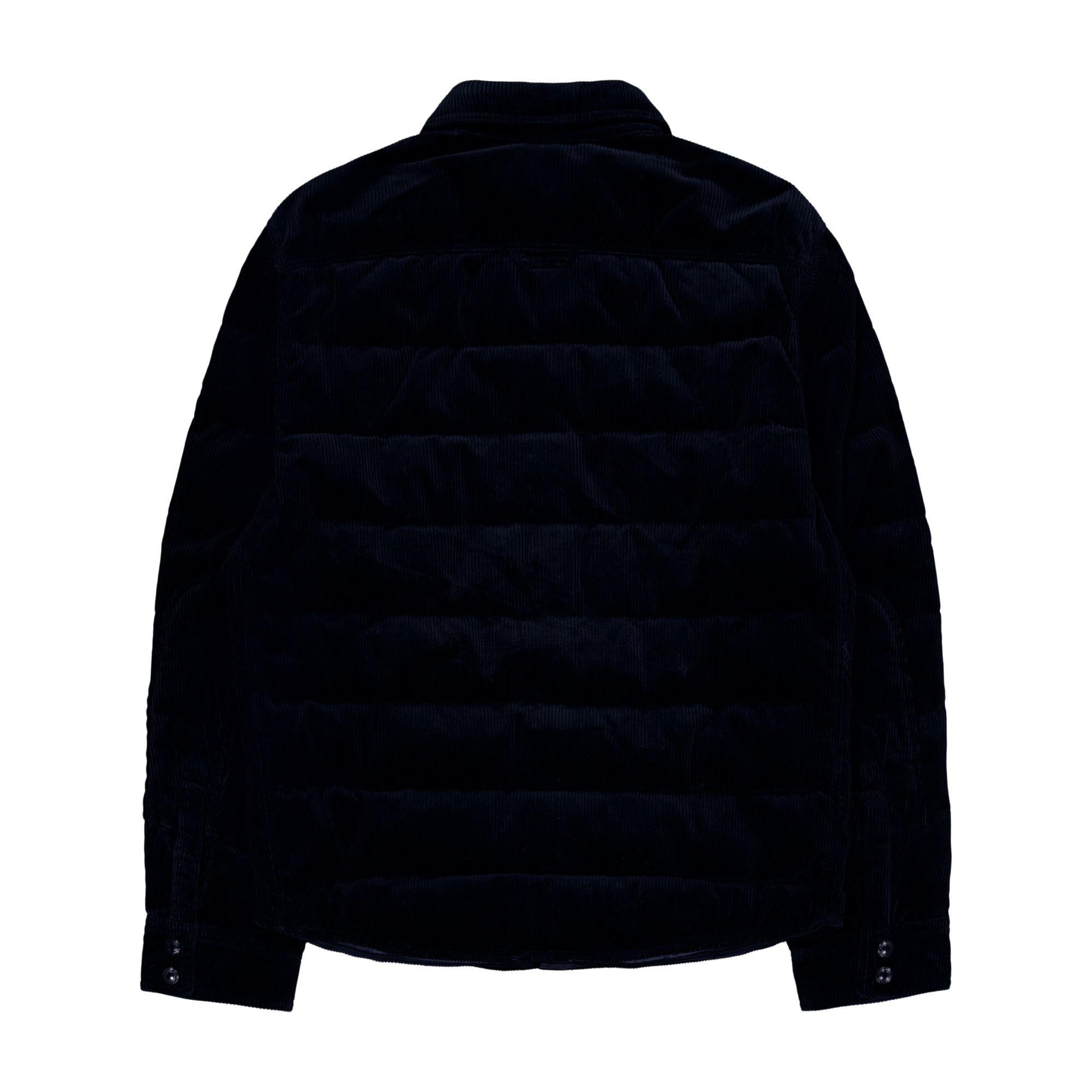 Quilted Corduroy Down Jacket Aviator Navy