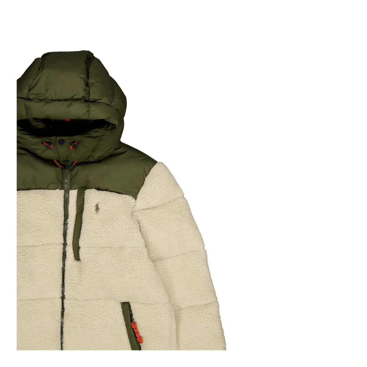 Hybrid Down Jacket Canopy Olive/Spring Beige