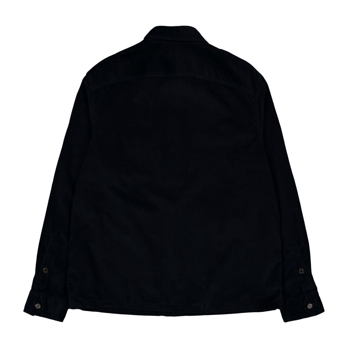 Classic Fit Corduroy Workshirt Polo Black