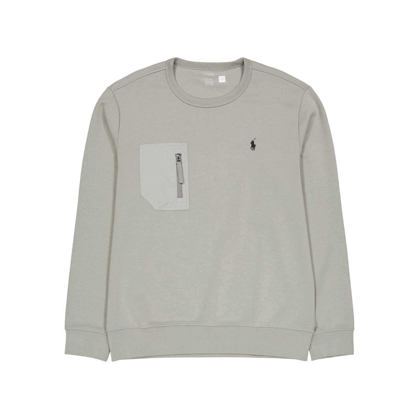 Double-Knit Pocket Sweatshirt Performance Grey