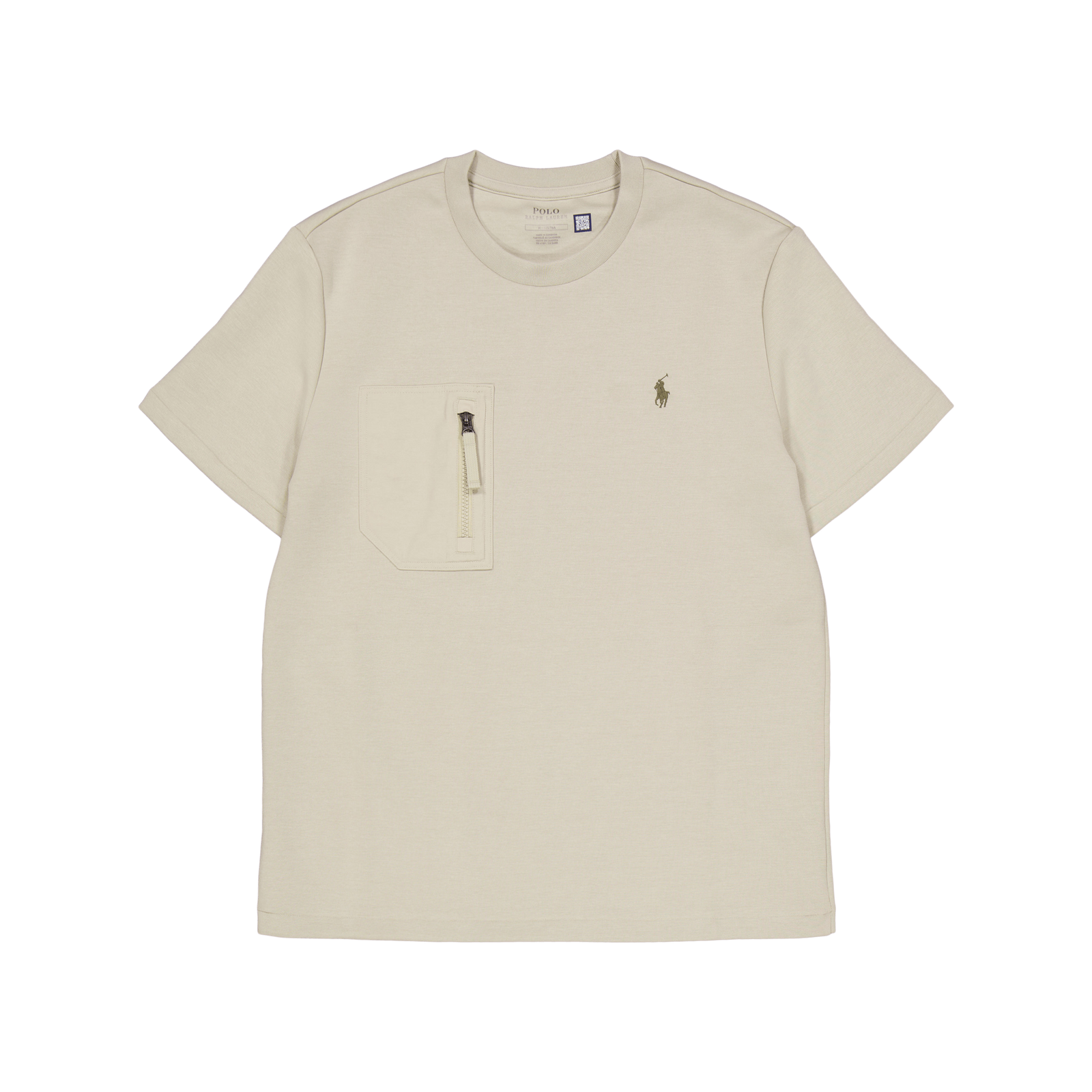 Double-Knit Pocket T-Shirt Classic Stone