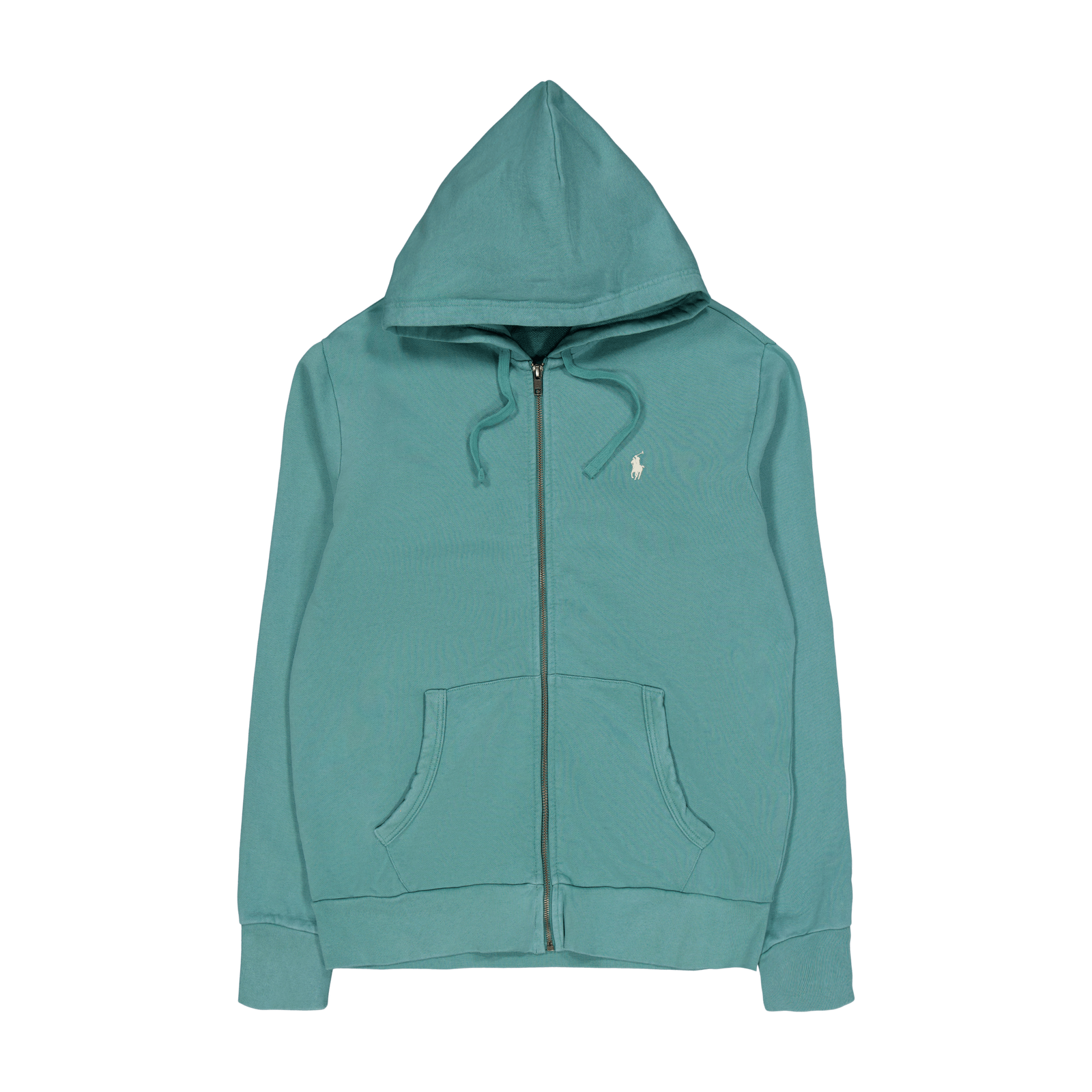 Loopback Terry Full-Zip Hoodie Fairway Green