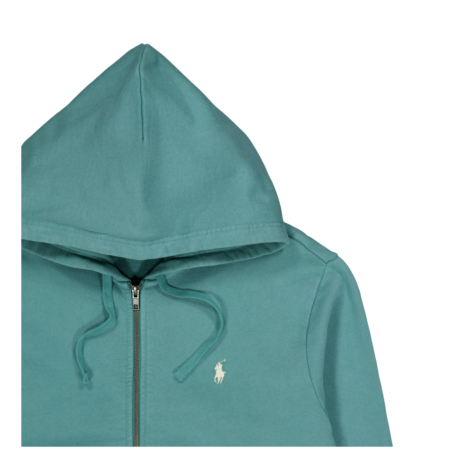 Loopback Terry Full-Zip Hoodie Fairway Green