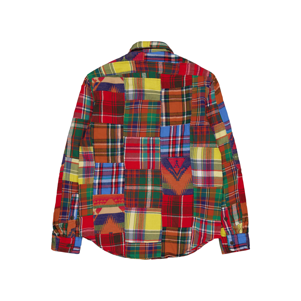 Polo Ralph Lauren Classic Fit Patchwork Flannel Workshirt 6198 Adirondack Patchwork Caliroots