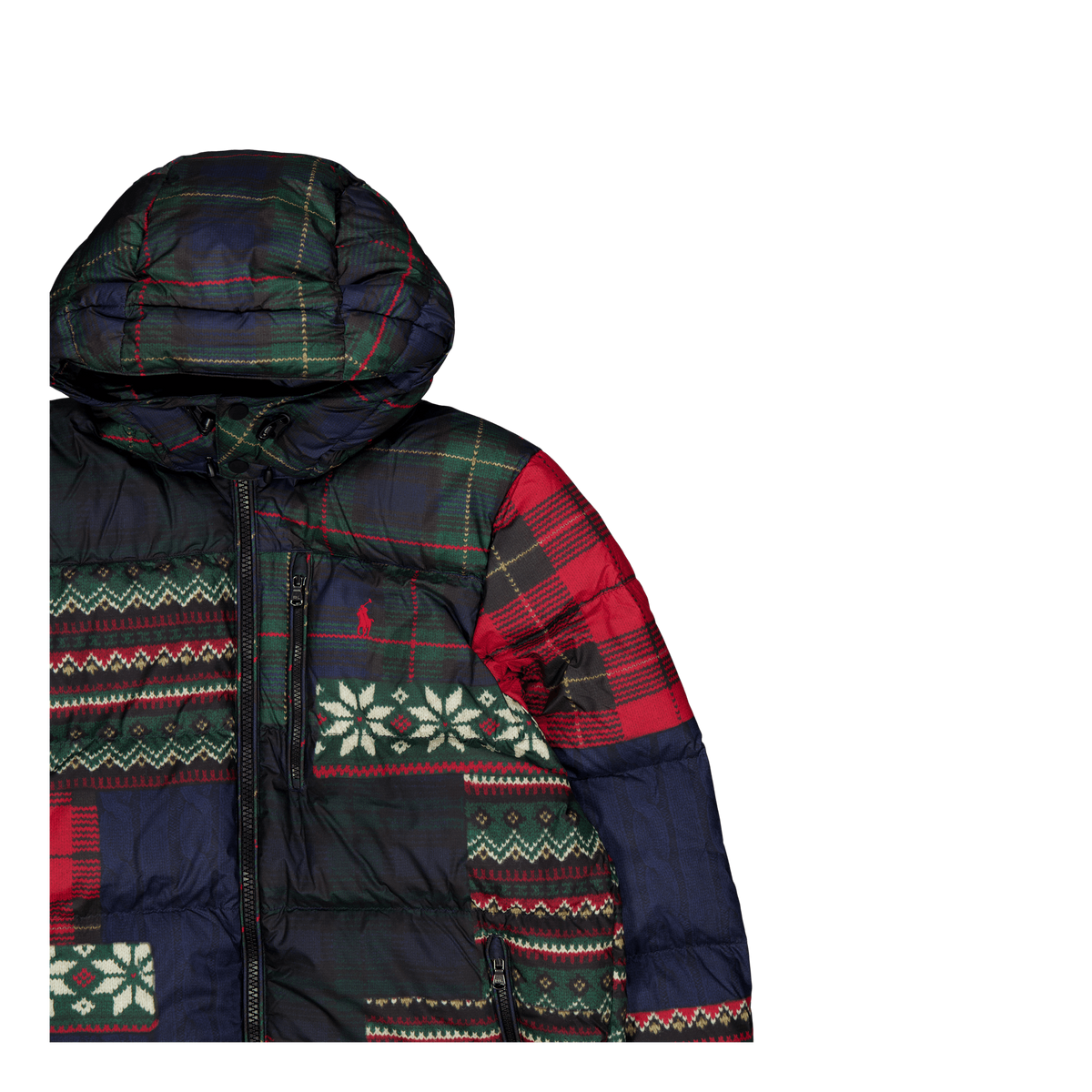 Patchwork polo jacket shop